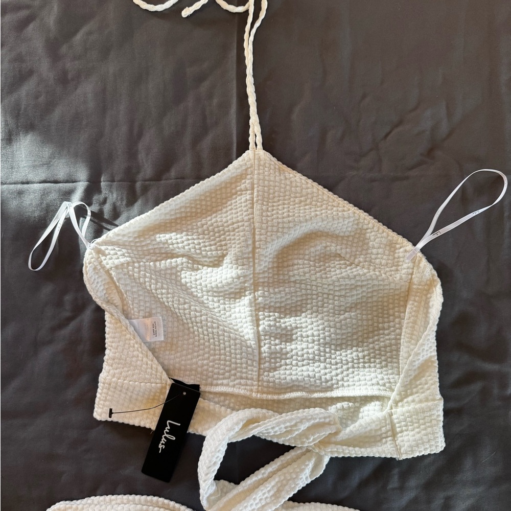 Lulu's Cream Textured Top - Picture 2 of 4